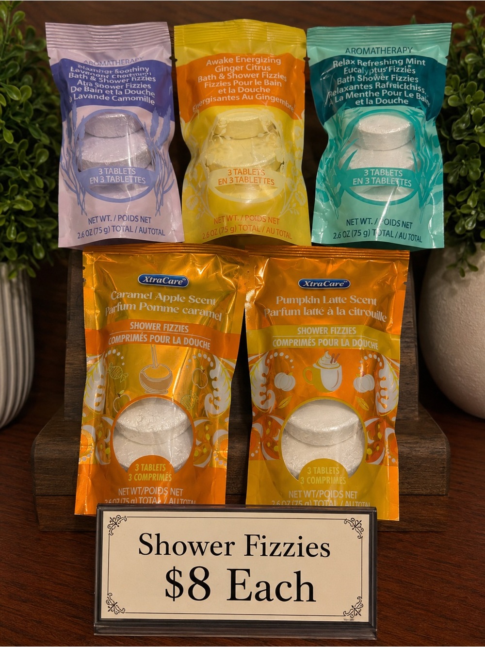 ✴️New✴️Shower Fizzies-Pack of 3 Tablets “5” Different Scents